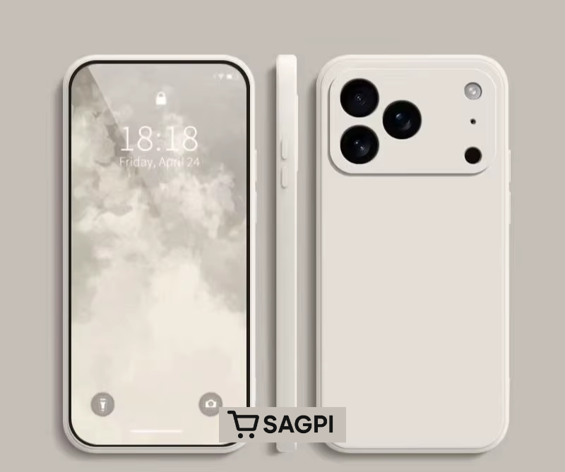 Coque en silicone avec MagSafe pour iPhone 17 , 17 Pro , 17 Pro Max , Air