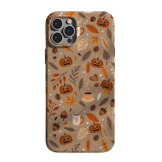 Coque Automne, Halloween  pour iphone 17/16/15/14/13/ Pro/ Pro max et Samsung S25/24/23/22