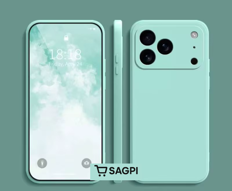 Coque en silicone avec MagSafe pour iPhone 17 , 17 Pro , 17 Pro Max , Air