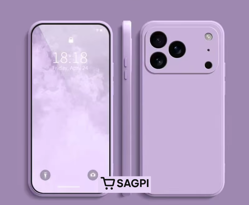 Coque en silicone avec MagSafe pour iPhone 17 , 17 Pro , 17 Pro Max , Air