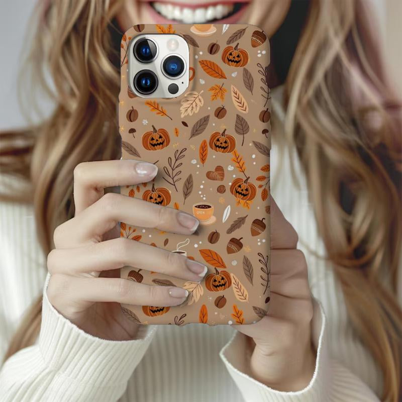 Coque Automne, Halloween  pour iphone 17/16/15/14/13/ Pro/ Pro max et Samsung S25/24/23/22