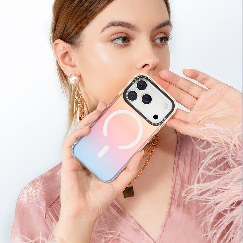 Coque Daylight Glow pour iPhone 17/16/15/ Pro/Pro Max / Air et autres séries, compatible Magsafe