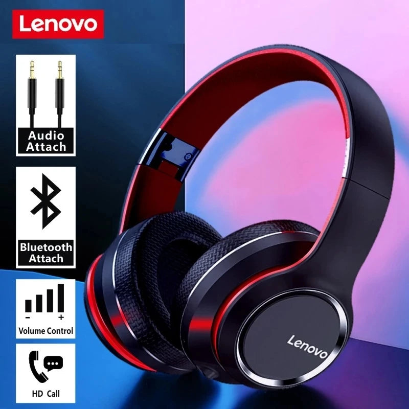 Lenovo Écouteurs Bluetooth HD200 - Rouge