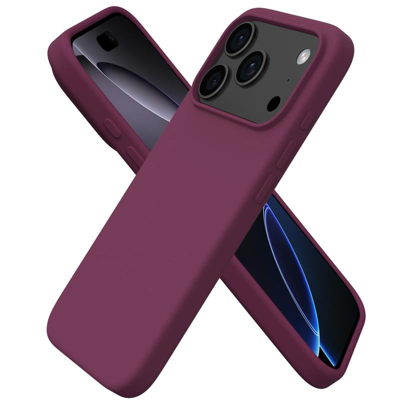 Coque en silicone MagSafe pour iPhone 17 , 17 Pro , 17 Pro Max , Air