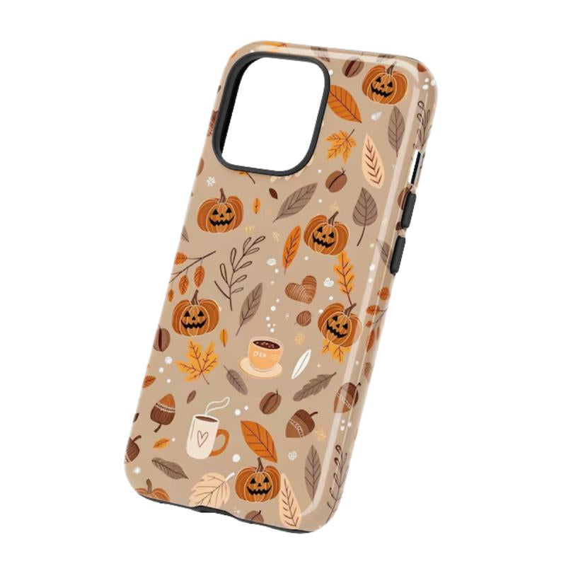 Coque Automne, Halloween  pour iphone 17/16/15/14/13/ Pro/ Pro max et Samsung S25/24/23/22
