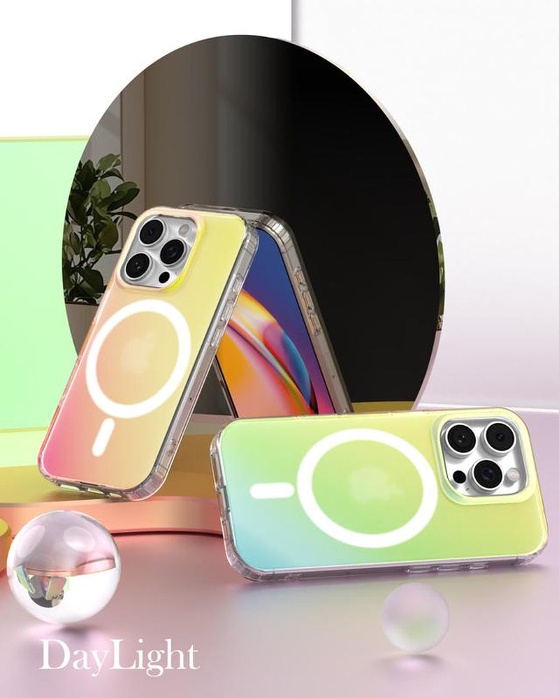 Coque Daylight Glow Gradients pour iPhone 17, 16 et autres séries, compatible Magsafe