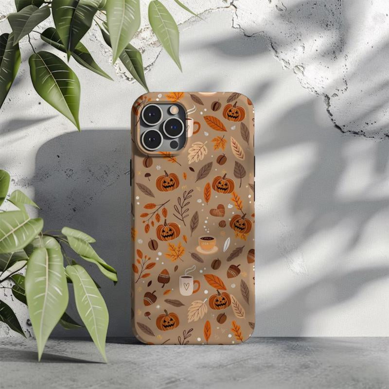 Coque Automne, Halloween  pour iphone 17/16/15/14/13/ Pro/ Pro max et Samsung S25/24/23/22